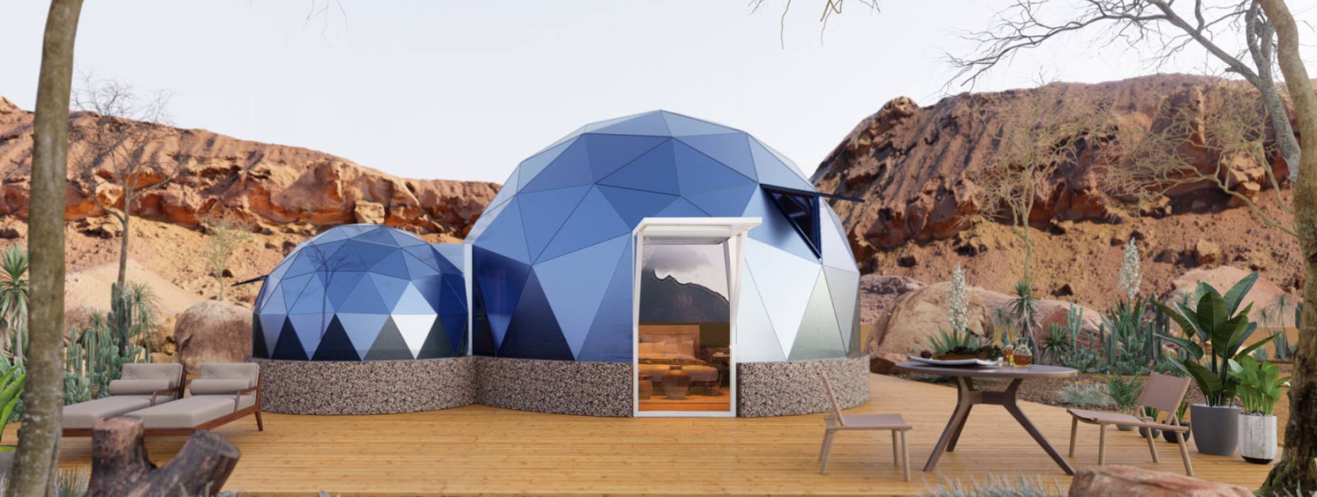 泾源县球形智能光伏玻璃星空房